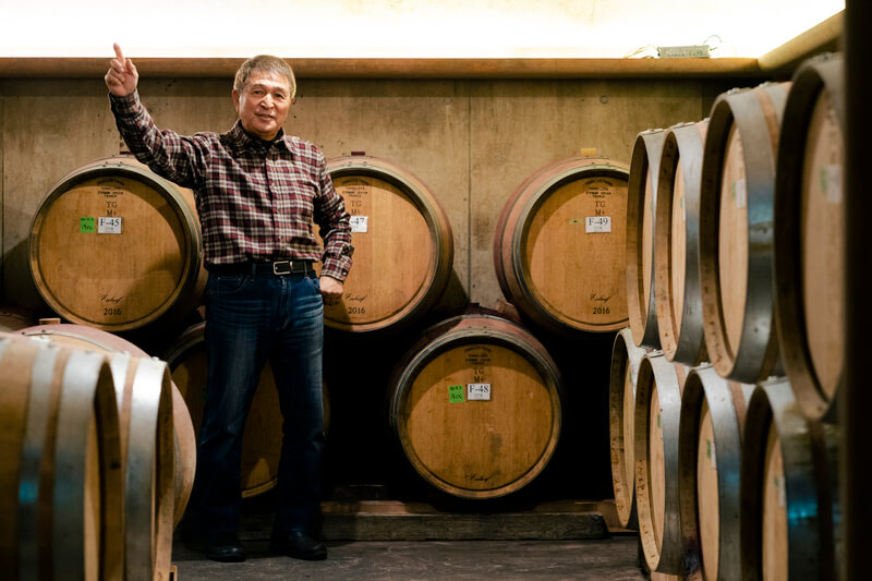 オチガビワイナリー ツアー付き食事プラン